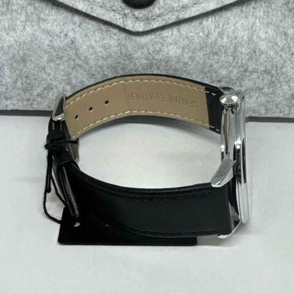 Burei A-19006M Men's Black Leather Strap Analog Dial Quartz Wrist Watch JNA50 - Picture 13 of 13